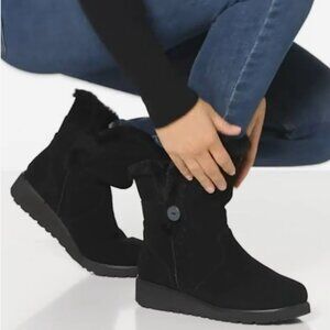 Skechers Keepsakes Wedge Cozy Peak Mid Calf Boot, Size 9.5, 3M protector